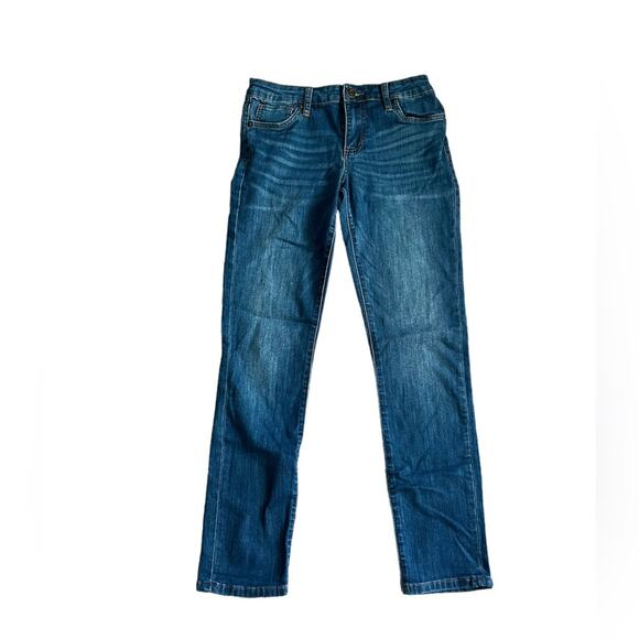 KUT FROM THE KLOTH EUC Blue Denim Straight Jeans  with 5 pockets Size 2 - Picture 1 of 16